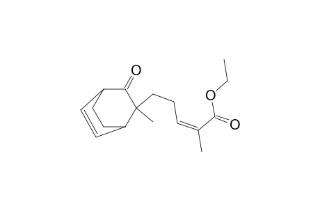 Ethyl 2-methyl-5-(3'-methyl-2'-oxobicyclo[2.2.2]oct-5'-en-3'-yl) pent-2-enoate