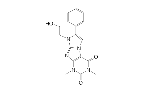 8-(2-hydroxyethyl)-1,3-dimethyl-7-phenyl-1H-imidazo[2,1-f]purine-2,4(3H,8H)-dione