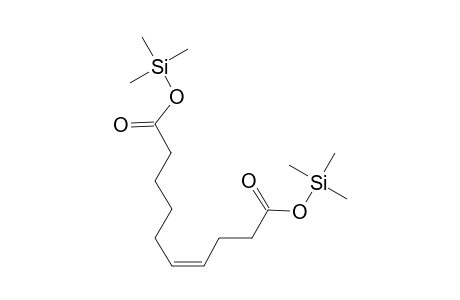 Dec-4-ene-1,10-dioic acid <Z->, di-TMS