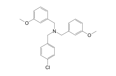 N,N-Bis(3-methoxybenzyl)-4-chlorobenzylamine