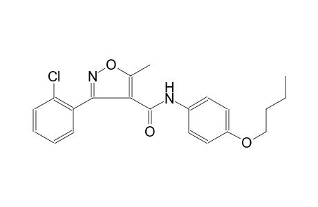 4-Isoxazolecarboxamide, N-(4-butoxyphenyl)-3-(2-chlorophenyl)-5-methyl-