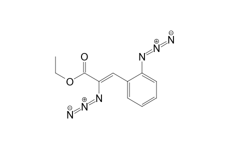 (Z)-2-azido-3-(2-azidophenyl)-2-propenoic acid ethyl ester