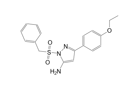 1H-pyrazol-5-amine, 3-(4-ethoxyphenyl)-1-[(phenylmethyl)sulfonyl]-