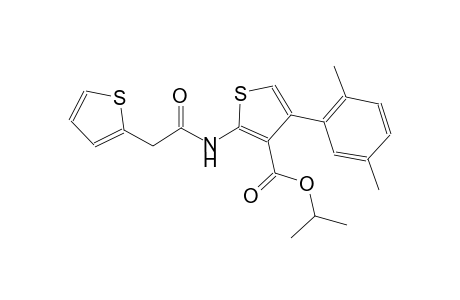 isopropyl 4-(2,5-dimethylphenyl)-2-[(2-thienylacetyl)amino]-3-thiophenecarboxylate