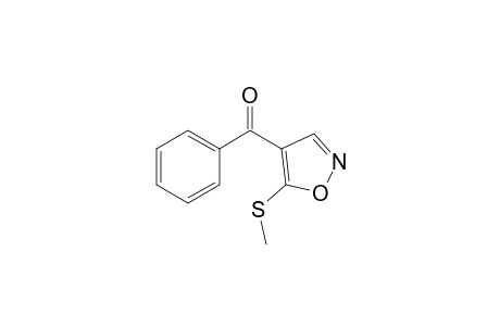[5-(Methylsulfanyl)-4-isoxazolyl](phenyl)methanone