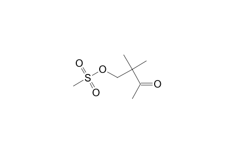 (2,2-dimethyl-3-oxidanylidene-butyl) methanesulfonate