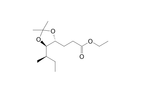 Ethyl (6R*)-4,5-O-Isopropylidene-6-methyloctanoate