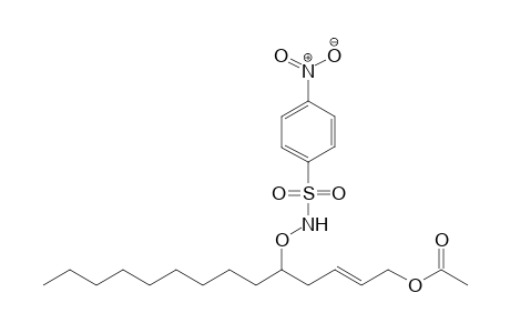 (E)-5-[(2-Nitrophenyl)sulfonylamino)oxytetradec-2-enyl] Acetate