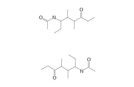 N-(1-ETHYL-2,3-DIMETHYL-4-OXOHEXYL)-ACETAMIDE