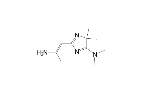 4H-Imidazol-5-amine, 2-(2-amino-1-propenyl)-N,N,4,4-tetramethyl-, (E)-