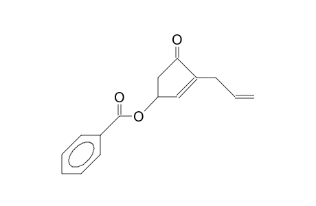 (R)-2-Allyl-4-benzoyloxy-cyclopent-2-enone