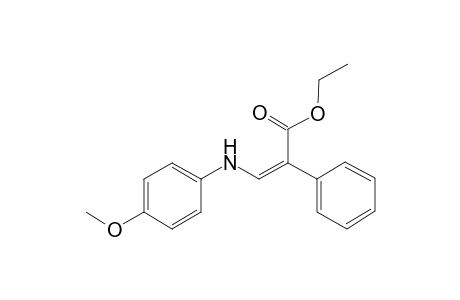 Ethyl 3-(N-p-methoxyphenylamino)-2-phenylpropenoate