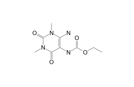 Ethyl (6-amino-1,2,3,4-tetrahydro-1,3-dimethyl-2,4-dioxo-5-pyrimidinyl)carbamate