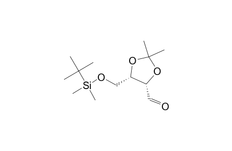 (2S,3S)-2,3-O-Isopropylidene-2,3,4-trihydroxybutanal tert-Butyldimethylsilyl Ether