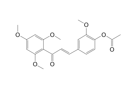 4-(Acetyl)oxy-2',3,4',6'-tetramethoxychalcone