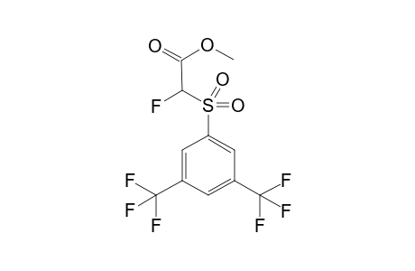 Methyl 2-{[3,5-bis(trifluoromethyl)phenyl]sulfonyl}-2-fluoroacetate