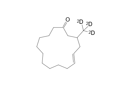 3-(Trideuteriomethyl)cyclopentadec-5-en-1-one