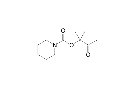 2-Methyl-3-oxobutan-2-yl piperidine-1-carboxylate