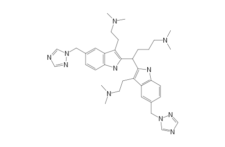 RIZATRIPTAN-2,2-DIMER;4,4-BIS-(5-((1-H-1,2,4-TRIZAOL-1-YL)-METHYL)-3-(2-(DIMETHYLAMINO)-ETHYL)-1-H-INDOL-2-YL)-N,N-DIMETHYLBUTAN-1-AMINE