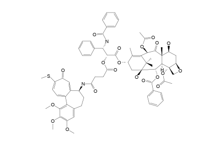 2'-O-(N-DEACETYL-N-SUCCINYLTHIOCOLCHICINYL)-PACLITAXEL