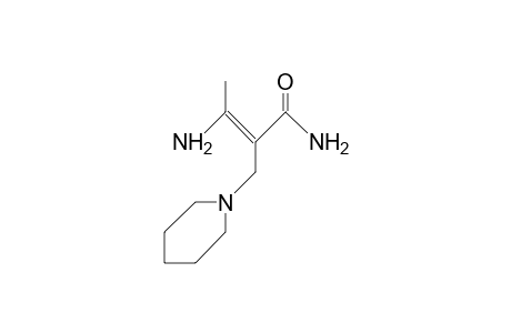 2-Piperidinylmethyl-3-amino-2-butenoic acid, amide