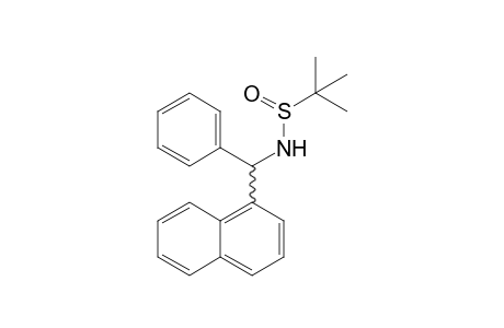 2-methyl-N-(naphthalen-1-yl(phenyl)methyl)propane-2-sulfinamide