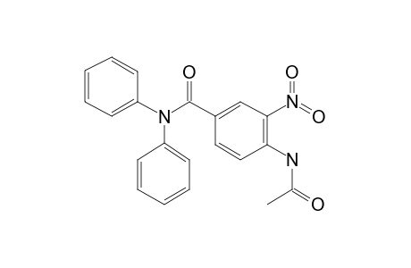 4-Acetamido-3-nitro-N,N-diphenylbenzamide