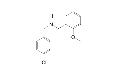 1-(4-Chlorophenyl)-N-(2-methoxybenzyl)methanamine