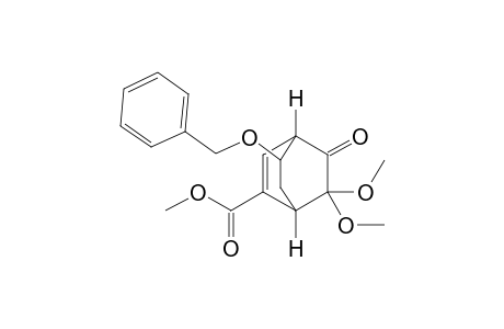Methyl-7-(benzyloxy)-3,3-dimethoxy-2-oxobicyclo[2.2.2]oct-5-en-5-carboxylate