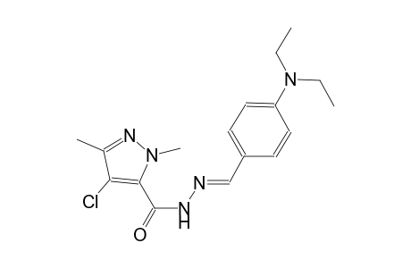 4-chloro-N'-{(E)-[4-(diethylamino)phenyl]methylidene}-1,3-dimethyl-1H-pyrazole-5-carbohydrazide