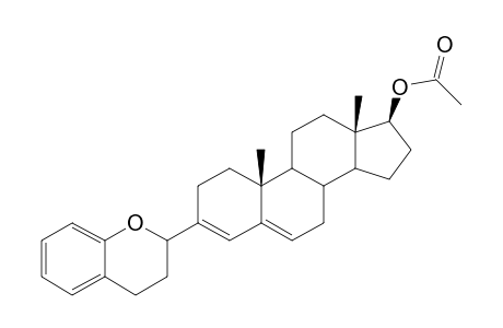 2-(17.beta.-Acetoxyandrosta-3,5-dien-3-yl)-3,4-dihydro-2H-1-benzopyran