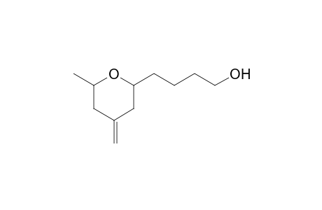 4-(6-Methyl-4-methylene-3,4,5,6-tetrahydro-2H-pyran-2-yl)-1-butanol