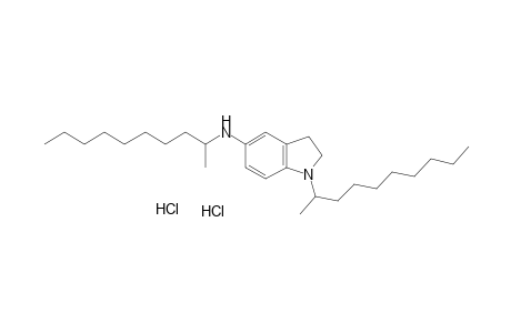 1-(1-methylnonyl)-5-[(1-methylnonyl)amino]indoline, dihydrochloride