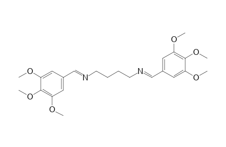N,N'-bis(3,4,5-trimethoxybenzylidene)-1,4-butanediamine