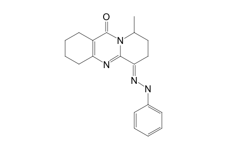 (E)-9-METHYL-6-PHENYLHYDRAZONO-1,2,3,4,6,7,8,9-OCTAHYDRO-11H-PYRIDO-[2.1-B]-QUINAZOLIN-11-ONE