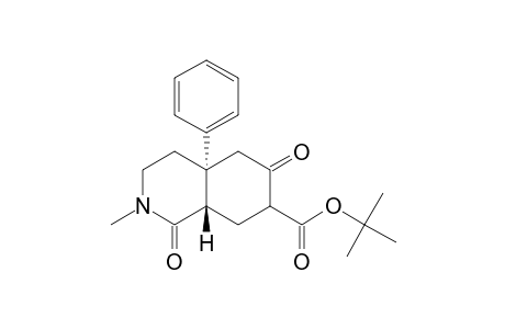 tert-Butyl trans-1,6-dioxo-2-methyl-4a-phenyldecahydroisoquinoline-7-carboxylate