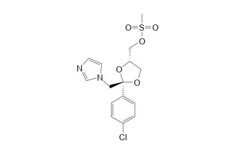 TRANS-{2-(4-CHLOROPHENYL)-2-[1H-IMIDAZOL-1-YL]-METHYL-1,3-DIOXOLANE-4-YL}-METHYL-METHANESULFONATE