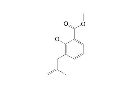 2-HYDROXY-3-(2-METHYL-2-PROPENYL)-BENZOIC-ACID,METHYLESTER