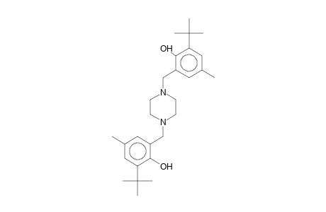 2-tert-Butyl-6-([4-(3-tert-butyl-2-hydroxy-5-methylbenzyl)-1-piperazinyl]methyl)-4-methylphenol