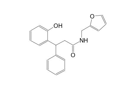N-(2-furylmethyl)-3-(2-hydroxyphenyl)-3-phenylpropanamide