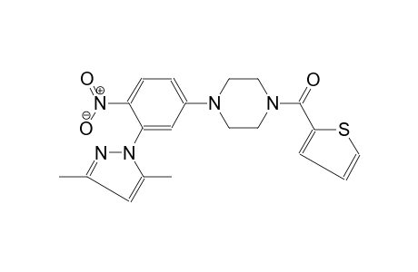 piperazine, 1-[3-(3,5-dimethyl-1H-pyrazol-1-yl)-4-nitrophenyl]-4-(2-thienylcarbonyl)-