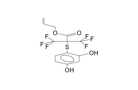 4-(2-ALLYLOXYCARBONYL-1,1,1,3,3,3-HEXAFLUOROPROP-2-YLTHIO)-3-HYDROXYPHENOL