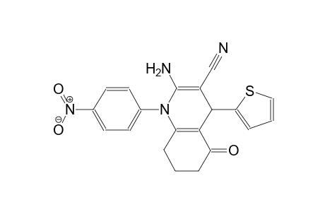 3-quinolinecarbonitrile, 2-amino-1,4,5,6,7,8-hexahydro-1-(4-nitrophenyl)-5-oxo-4-(2-thienyl)-