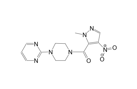 2-{4-[(1-methyl-4-nitro-1H-pyrazol-5-yl)carbonyl]-1-piperazinyl}pyrimidine