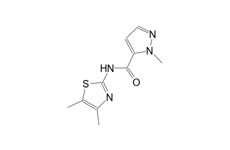 N-(4,5-dimethyl-1,3-thiazol-2-yl)-1-methyl-1H-pyrazole-5-carboxamide