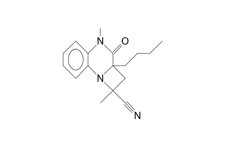 3-Butyl-3,4-(2-cyano-2-methyl)-ethano-1-methyl-3,4-dihydro-quinoxalin-2-one