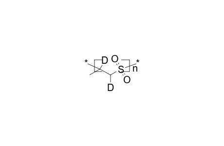 Poly(propylene-1,2-d2-alt-sulfone)