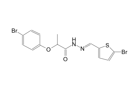 propanoic acid, 2-(4-bromophenoxy)-, 2-[(E)-(5-bromo-2-thienyl)methylidene]hydrazide