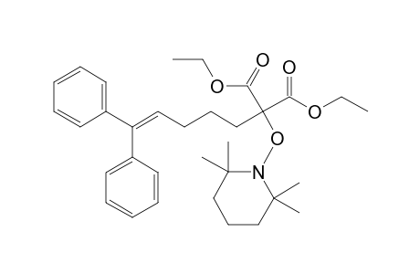 2-(5,5-diphenylpent-4-enyl)-2-(2,2,6,6-tetramethylpiperidino)oxy-malonic acid diethyl ester