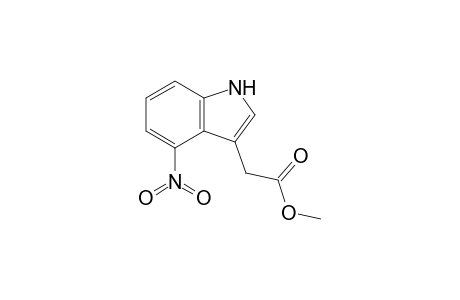 2-(4-nitro-1H-indol-3-yl)acetic acid methyl ester